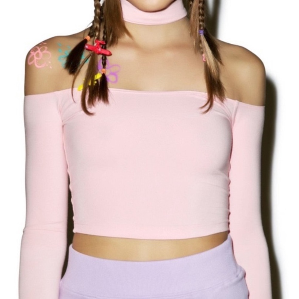 NWT AA American Apparel Mid-Length Choker Top